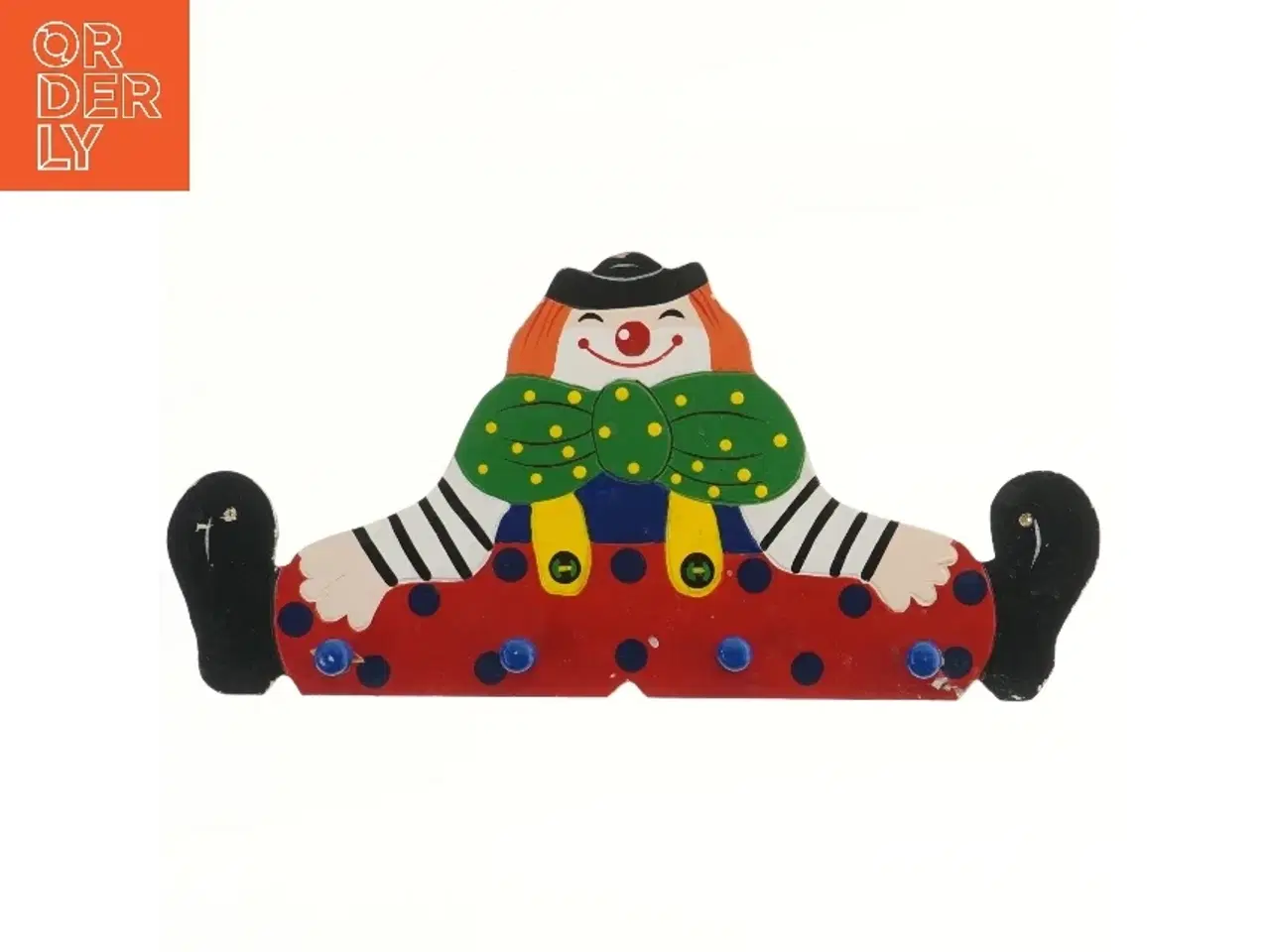 Billede 1 - Klovne knagerække (str. 43x21 cm)
