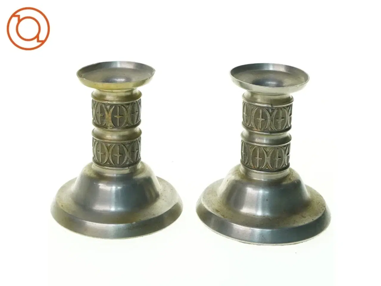 Billede 1 - Lysestager i tin fra Pewter