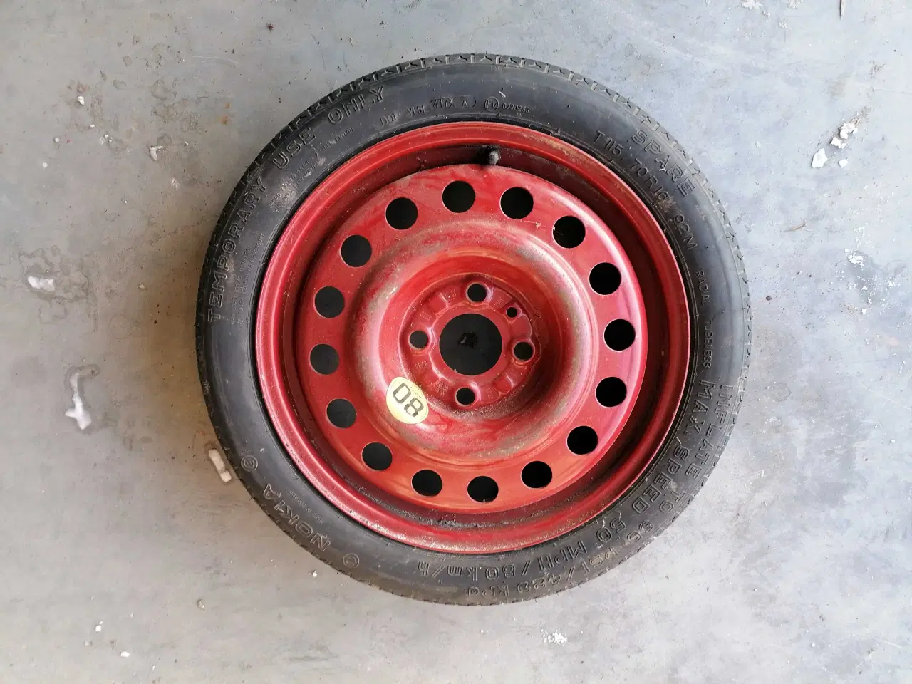 Billede 1 - Reservehjul / Nødhjul 16" SAAB Opel Peugeot