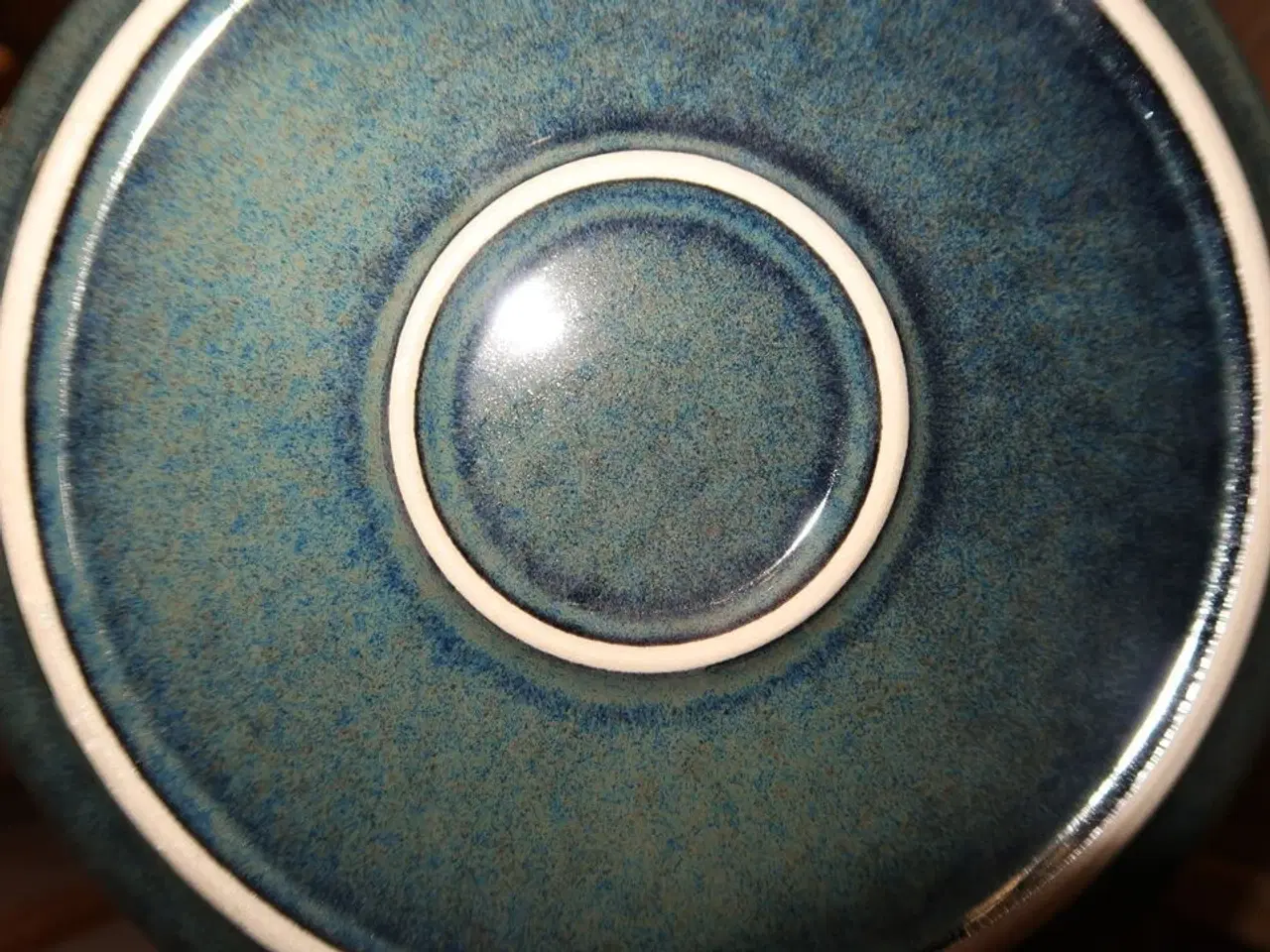 Billede 3 - 6 stk. Tallerken høj kant stentøj ocean 220 mm Rustik