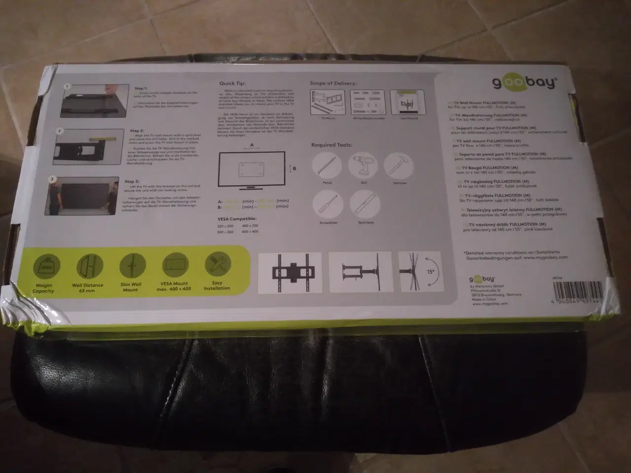 Billede 2 - NYT goobay TV vægbeslsg