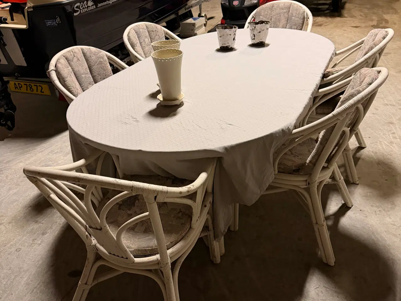 Billede 1 - Havemøbelsæt m/6 stole