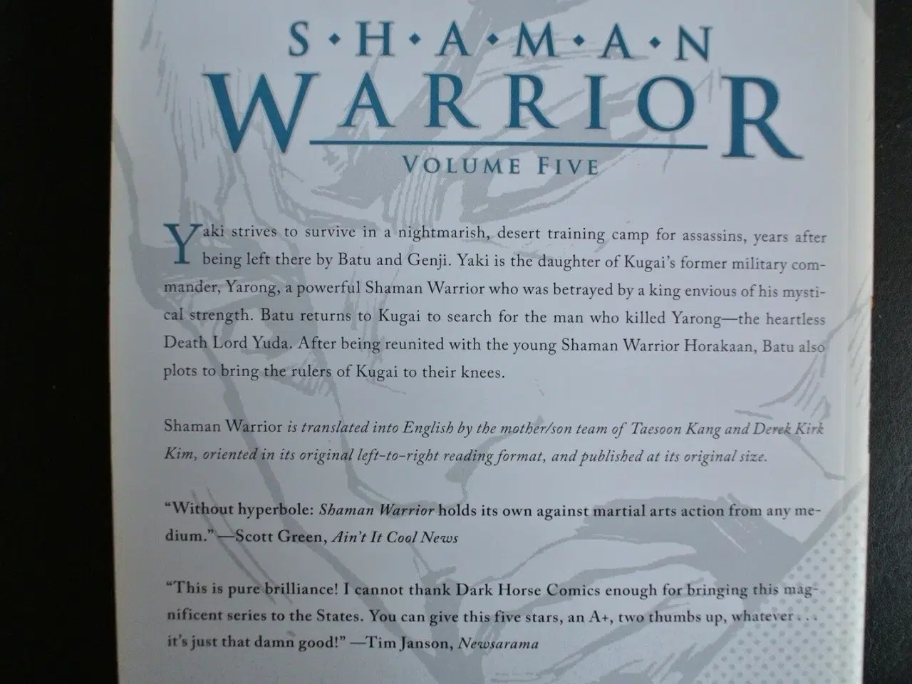 Billede 2 - shaman warrior volume five. på engelsk, by park jo