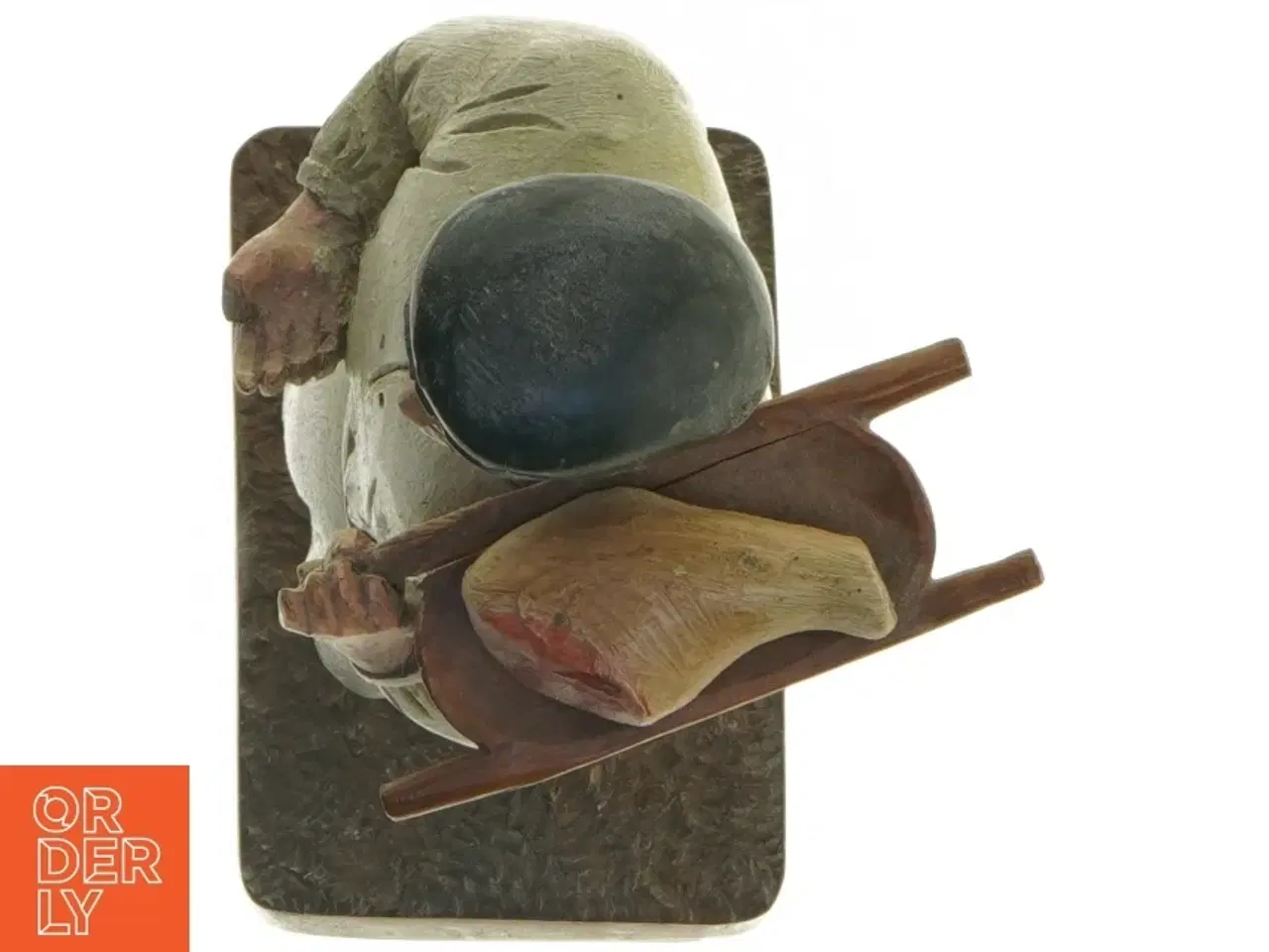 Billede 6 - Skulptur af mand (str. 28 cm)