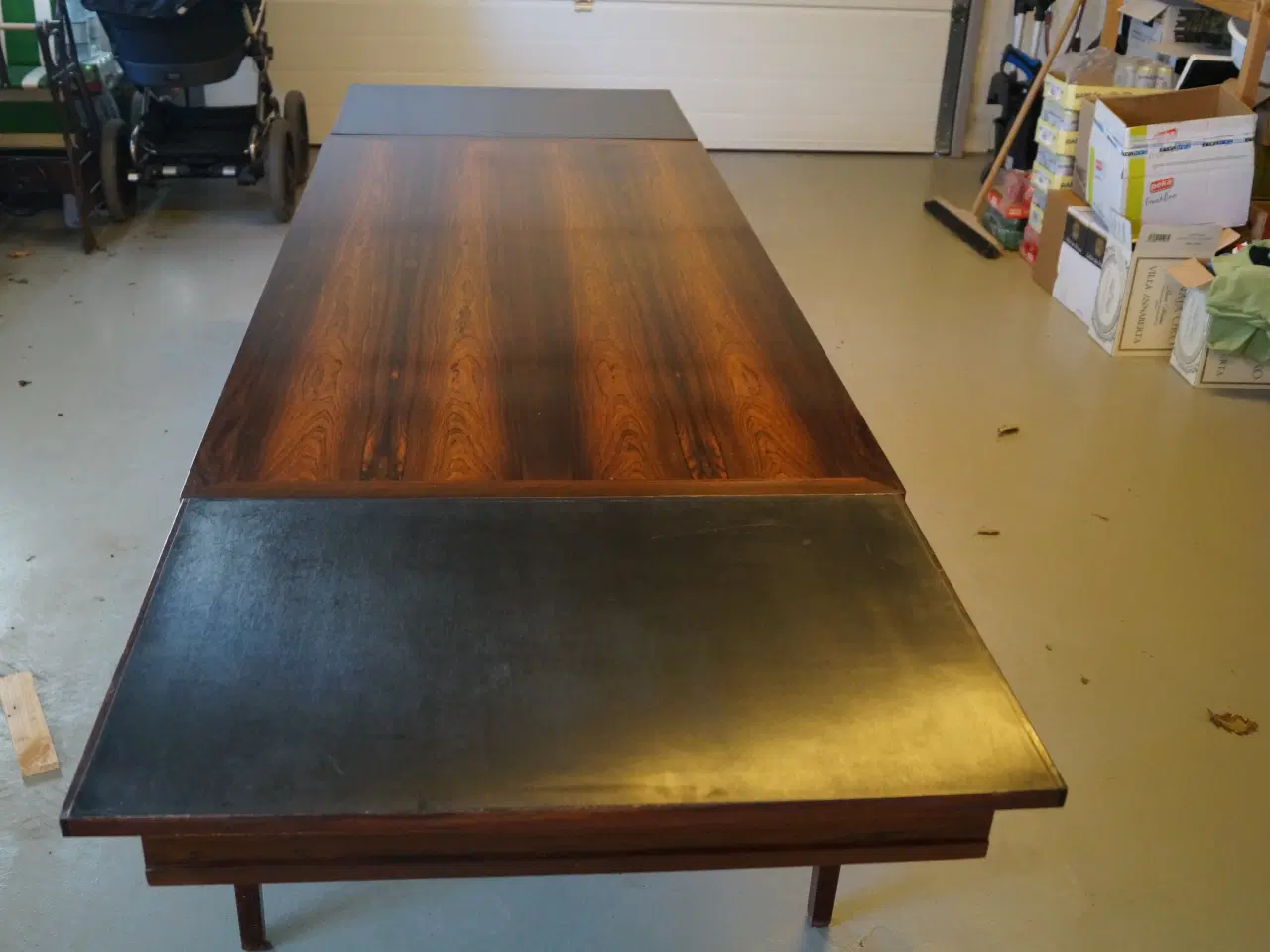 Billede 3 - Palisanderbord med udtræksplader.