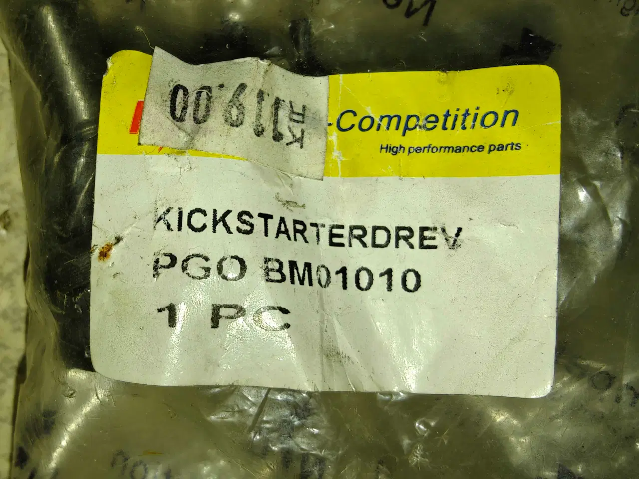 Billede 2 - PGO Hot 50/G-Max/Galaxy. Nyt Gribehjul med Fjeder