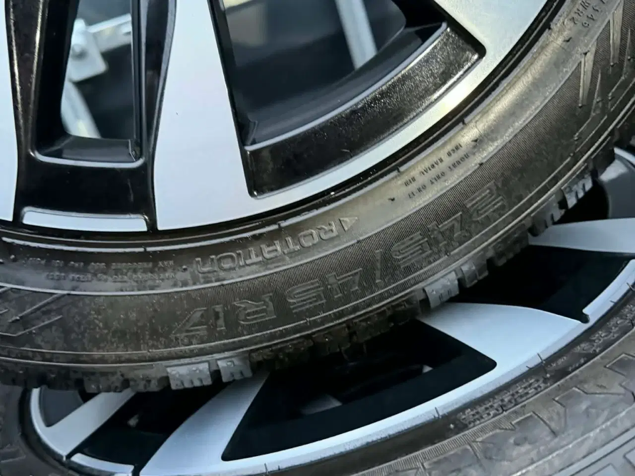 Billede 3 - 18” Mercedes fælge m. vinterdæk – Passer C-Klasse