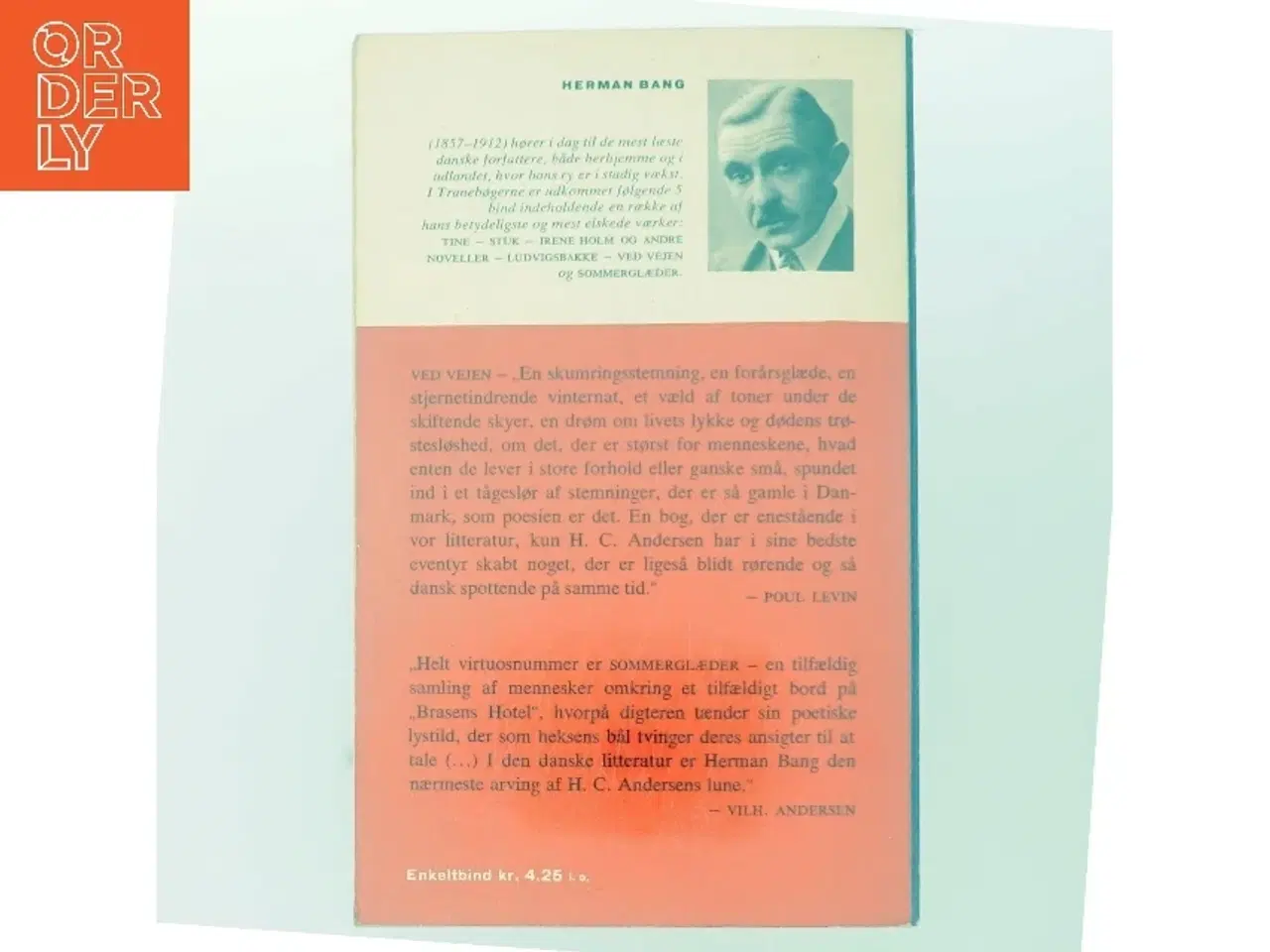 Billede 3 - Ved Vejen / Sommerglæder af Herman Bang (Bog)