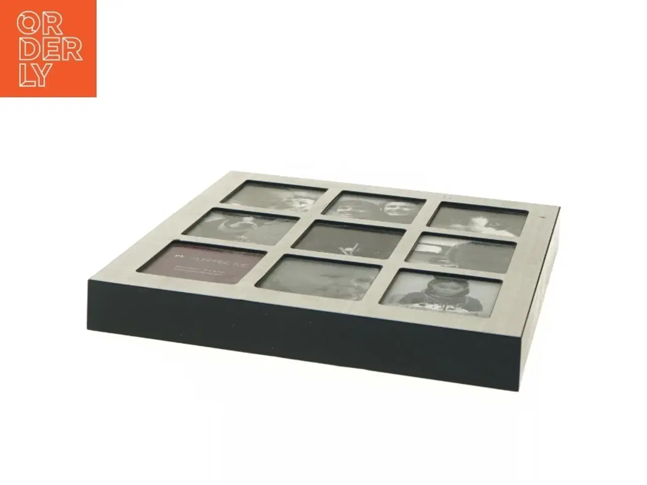 Billede 2 - Billedramme med ur (str. 30x30x4 cm)