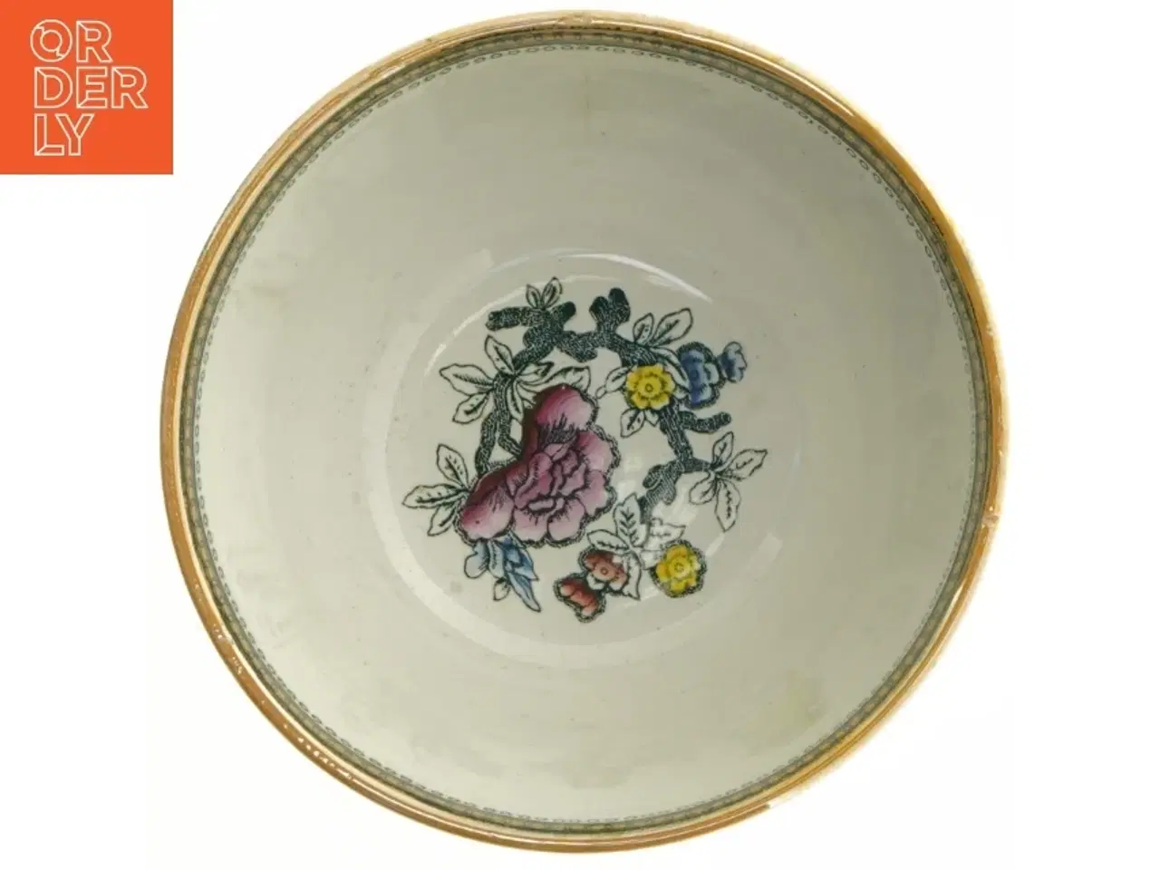 Billede 2 - Dekorativ porcelænsskål (str. 22 x 11 cm)