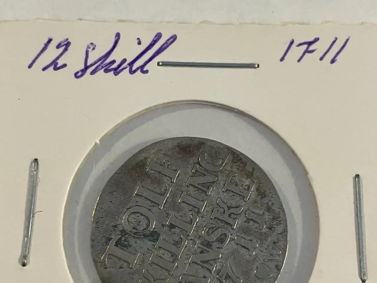 Billede 2 - 12 skilling 1711 Denmark