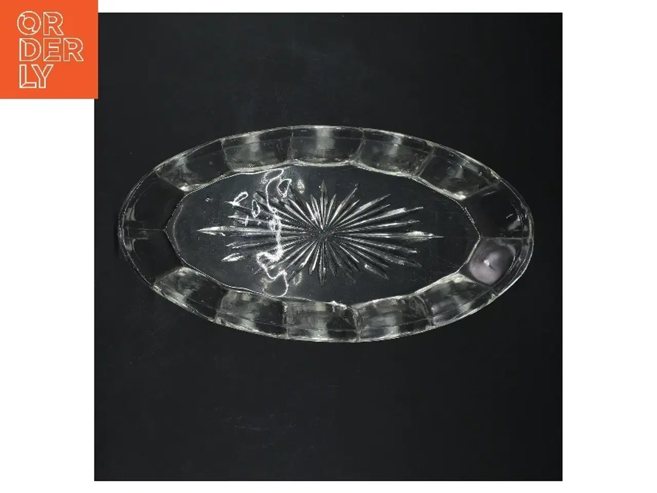 Billede 1 - Glasfad (str. 27 cm)