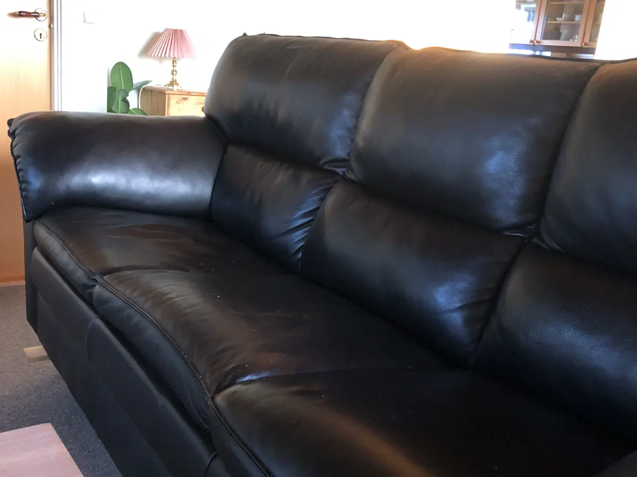 Billede 2 - lædersofa sæt. Hjort Knudsen Design