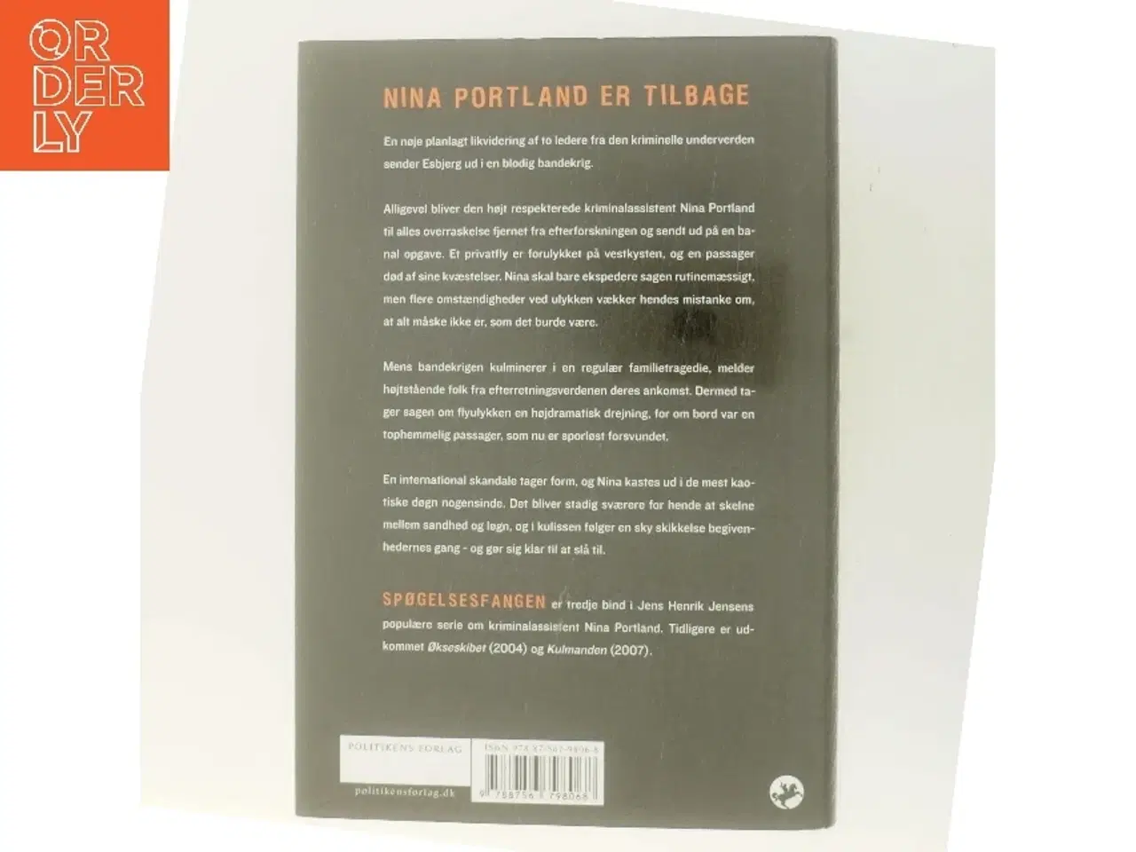 Billede 3 - Spøgelsesfangen af Jens Henrik Jensen (Bog)