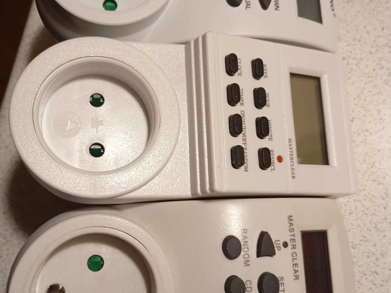 Billede 1 - Timer. Tænd og sluk ur. 