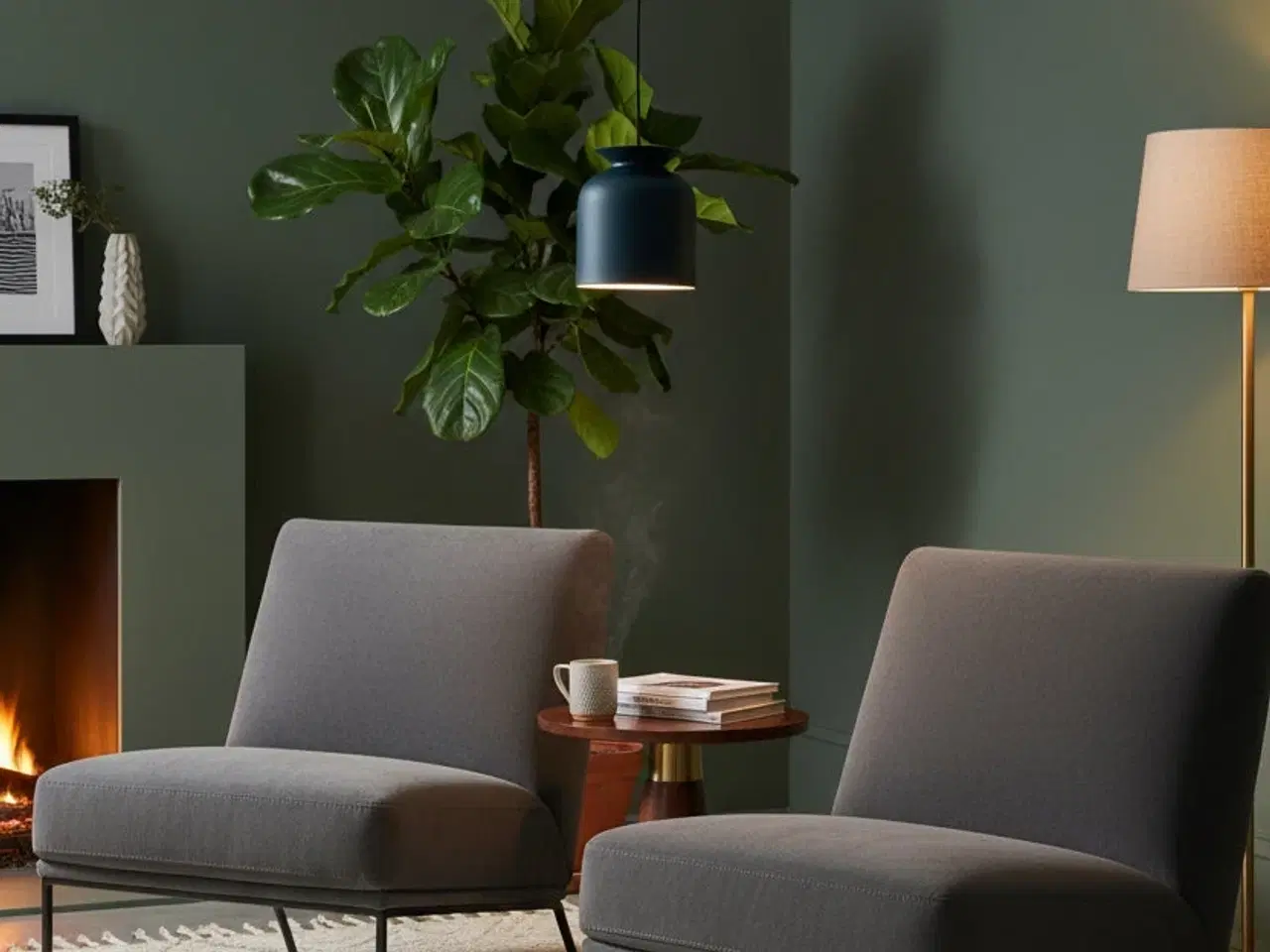 Billede 2 - GUBI Ronde Pendel – Mørkgrå Ø20 cm