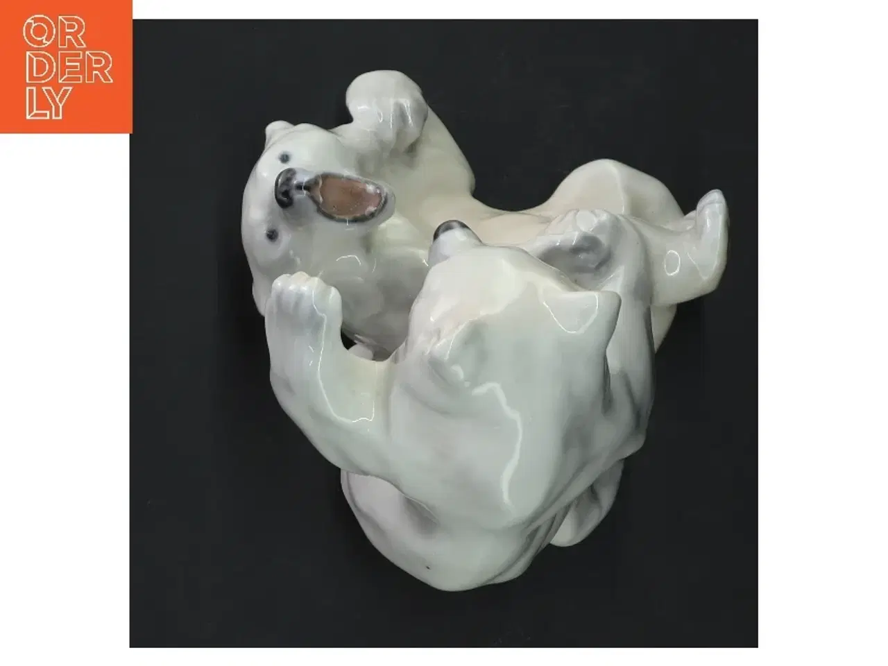 Billede 5 - Porcelænsfigur af legende bjørne fra Royal Copenhagen (str. 15 cm)