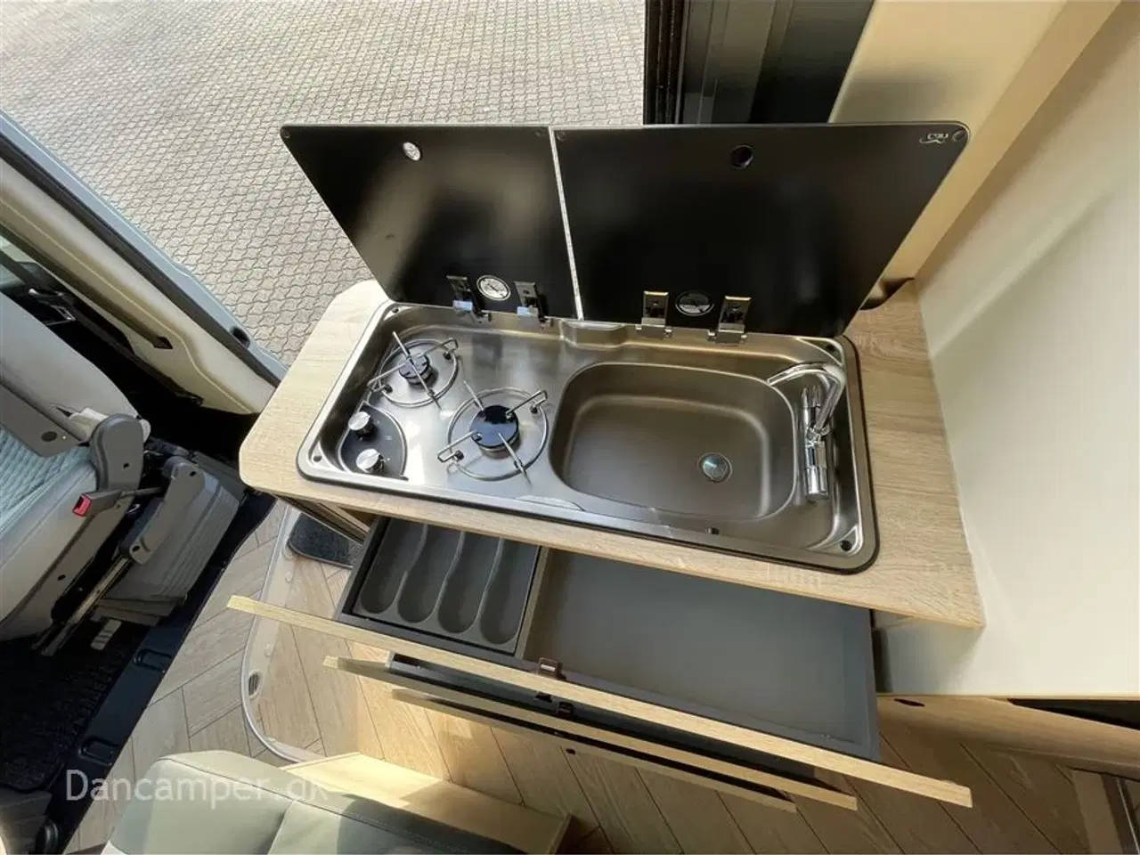 Billede 23 - 2026 - Chausson V697 Sport Line Super vintercamper, 140 HK, 8-trins automatgear, adaptiv fartpilot. Tilbehørs-, Connect-, Safety- og Artic pakke m.m.m..