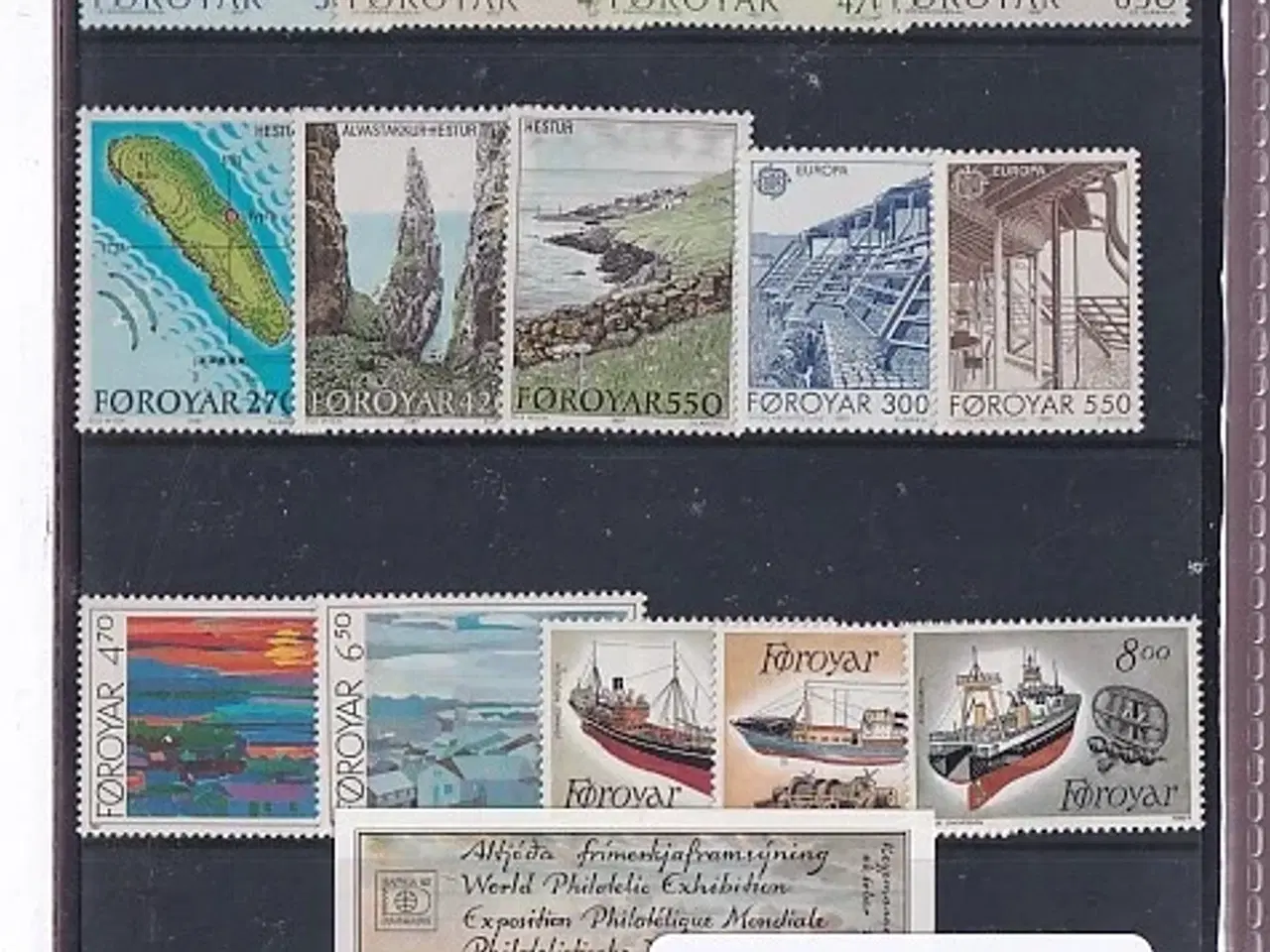 Billede 1 - Færøerne - 1987 Komplet - Postfrisk