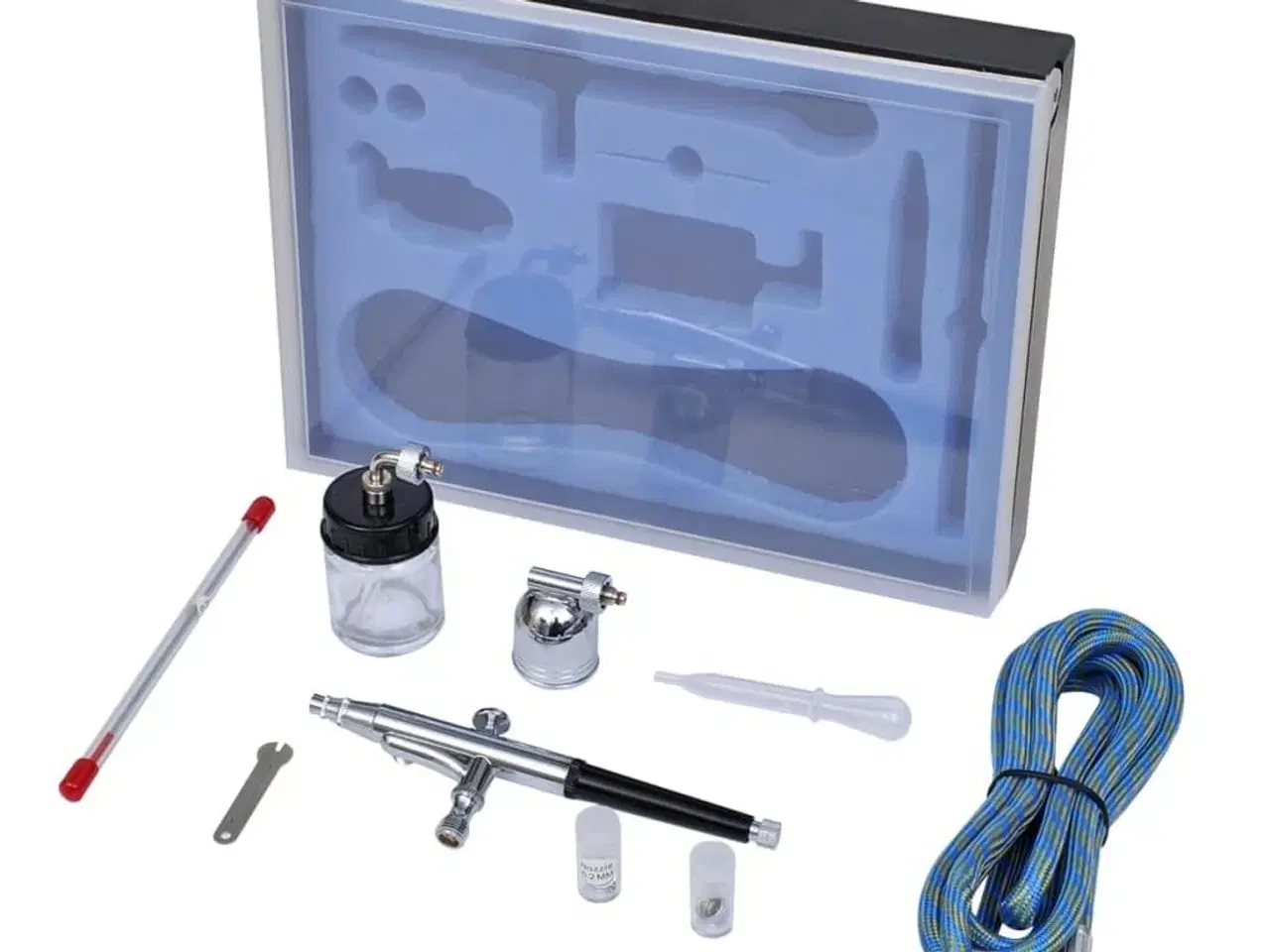 Billede 4 - Airbrush-sæt med glasbeholder 0,2 / 0,3 / 0,5 mm dyser