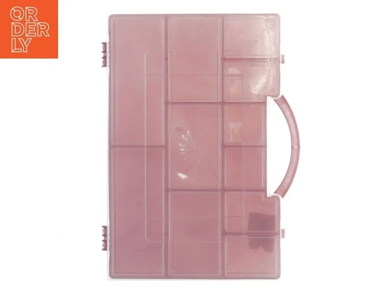 Billede 4 - Plastik opbevaringsboks med rum (str. 27,5 x 18 cm)