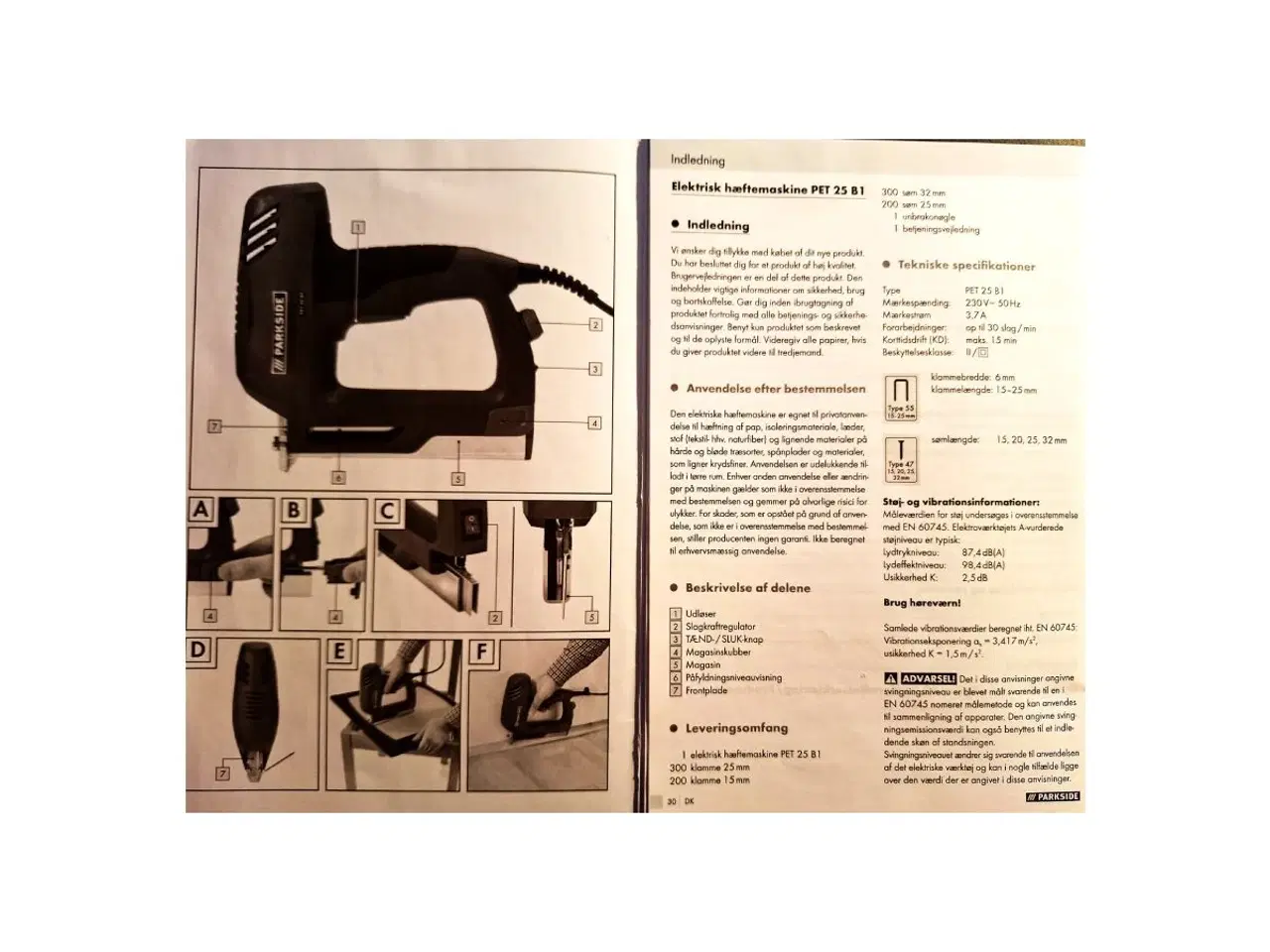 Billede 7 - el hæfteklamme og sømpistol 