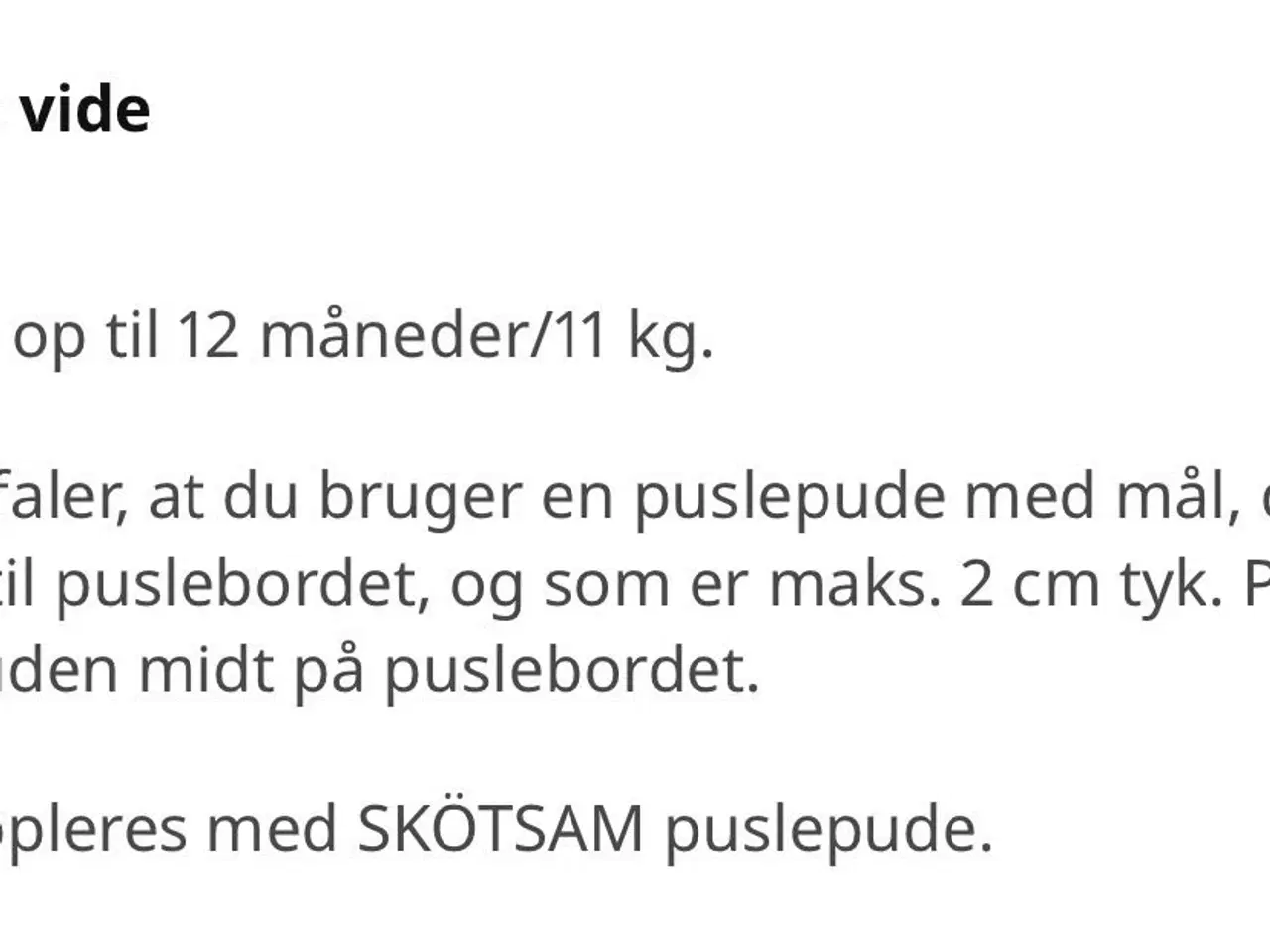 Billede 7 - Puslebord ikea 