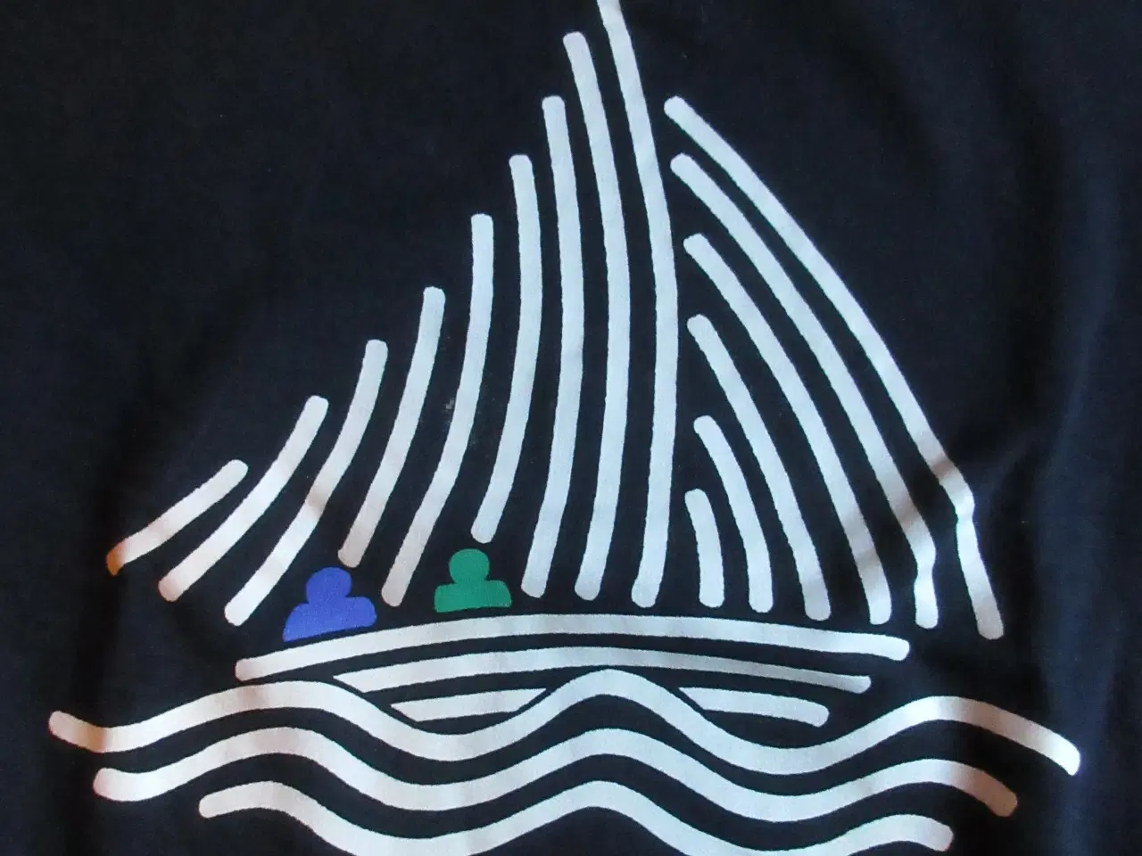 Billede 2 - Bo Bendixen mørke blå bluse m sejlskib