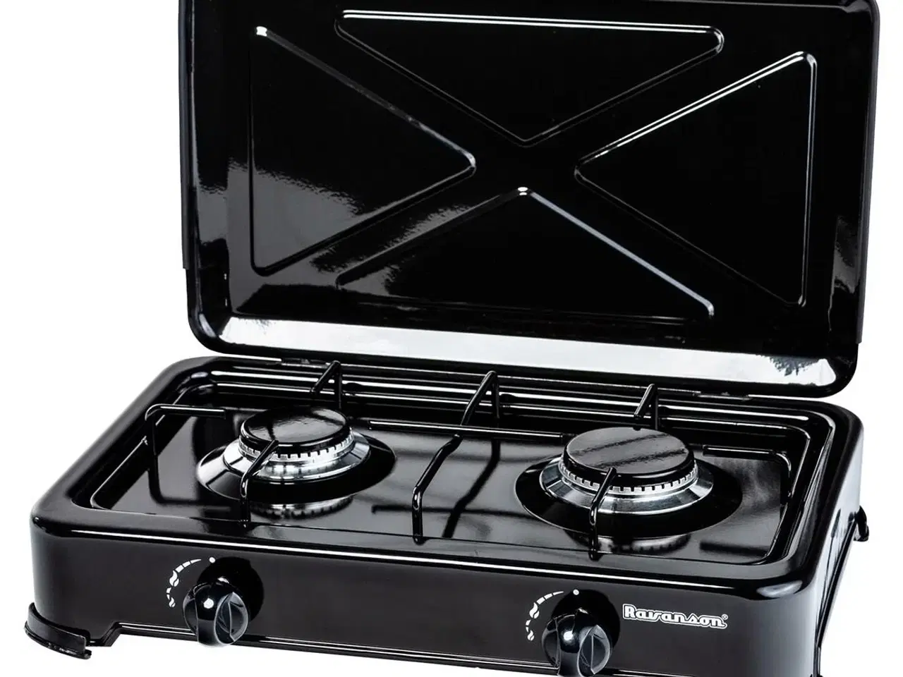 Billede 3 - Gas kogeplade til bord – Ravanson K-02TB, sort, 2 zoner