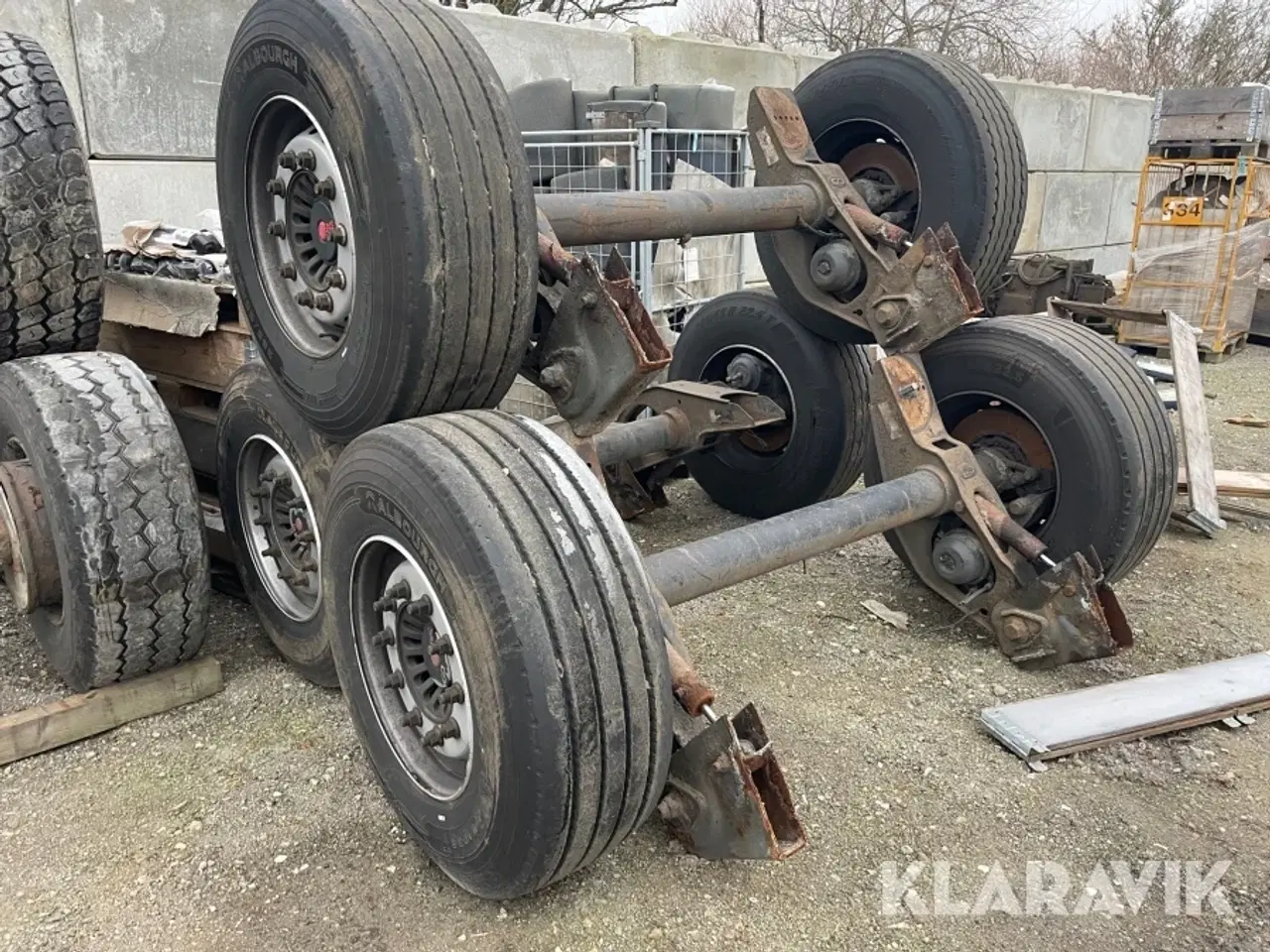 Billede 4 - Aksler til lastbil Saf-Holland SBS2243 3 styk