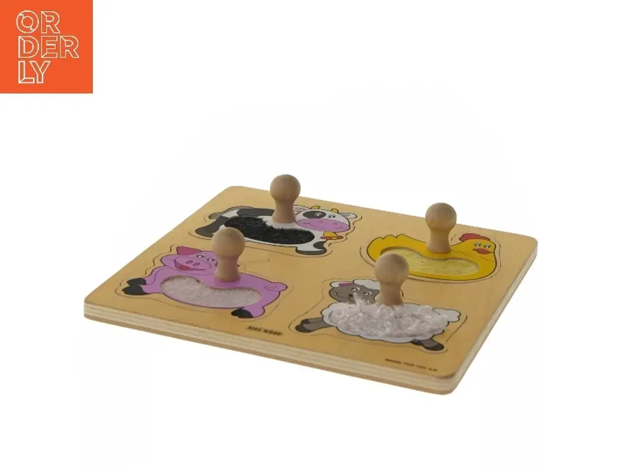 Billede 4 - Bondegård dyr puslespil (str. 20,5x20,5 cm)