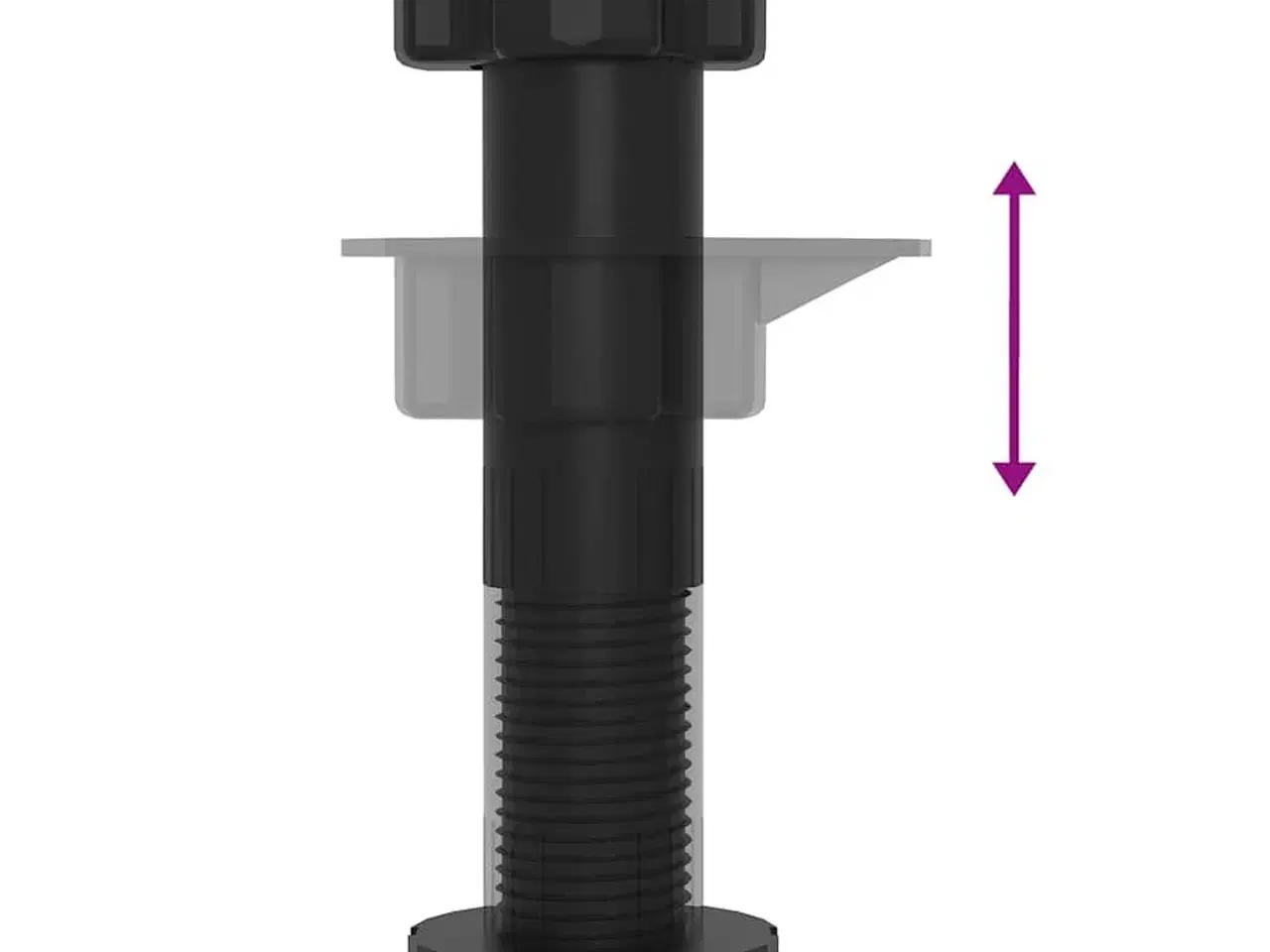 Billede 8 - Underskab til vask Kalmar 60x46x81,5 cm konstrueret træ hvid