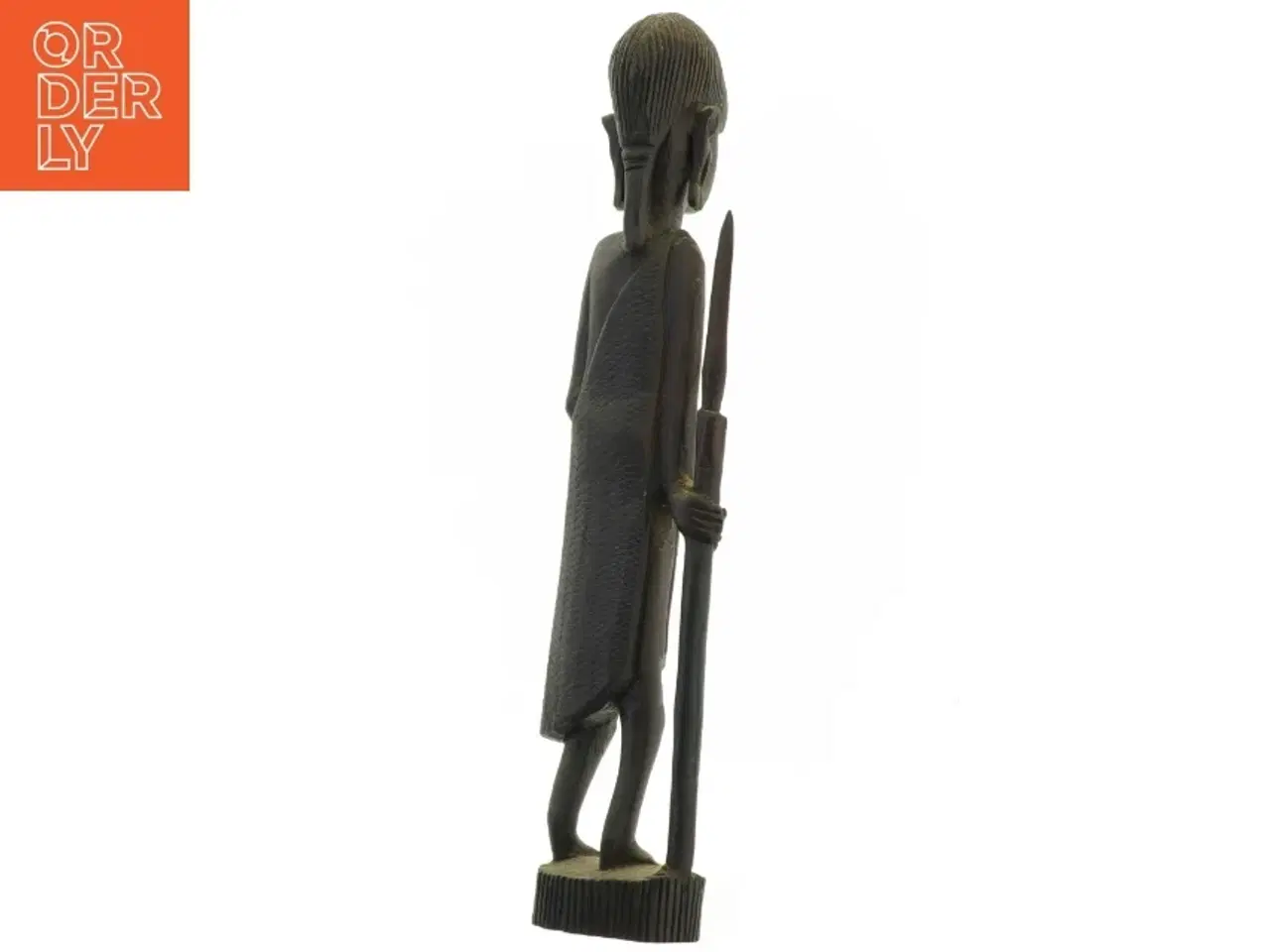 Billede 2 - Afrikansk Træsnit Figur (str. 31 cm)