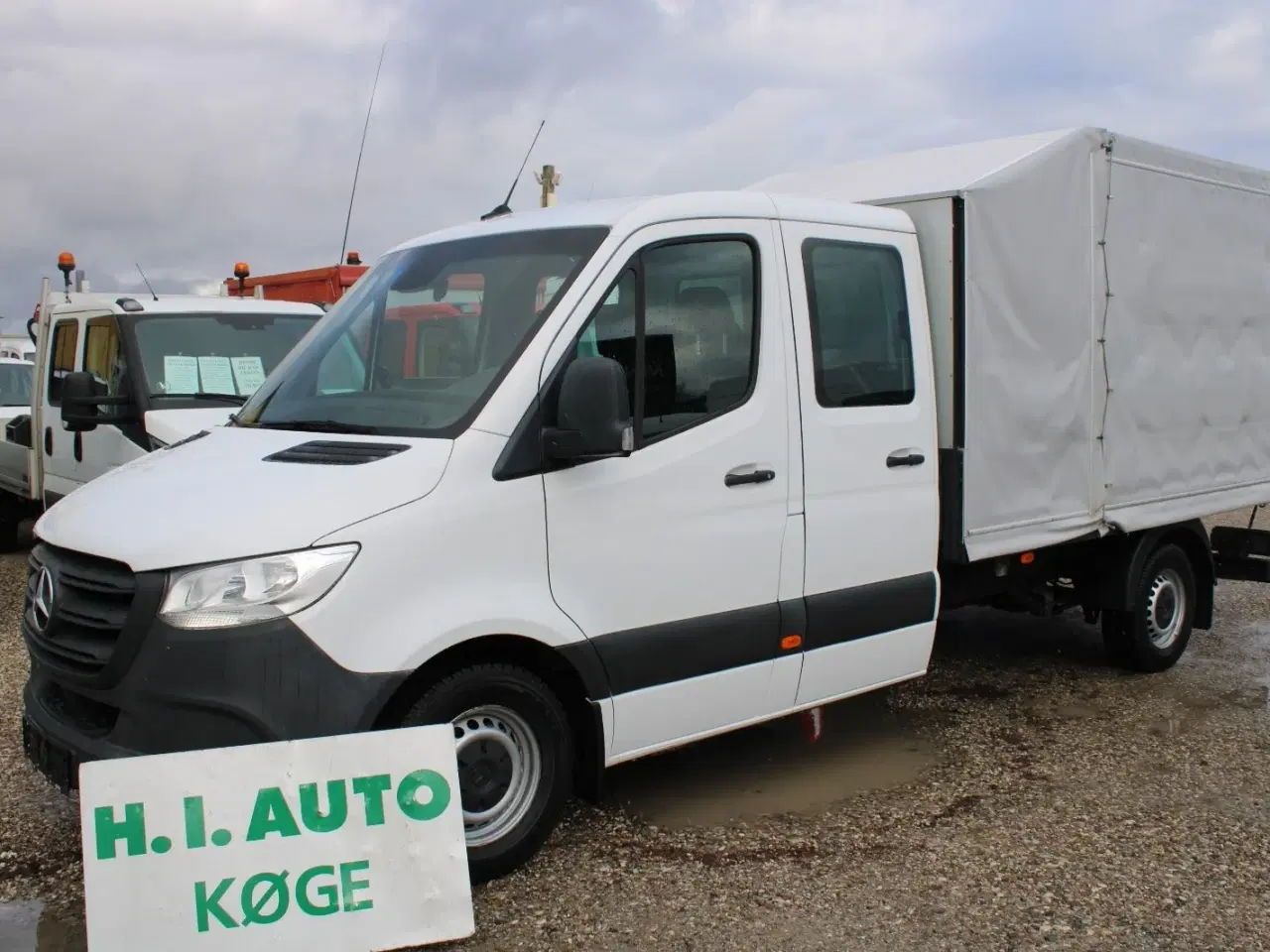 Billede 1 - Mercedes Sprinter 316 2,2 CDi A3 Mandskabsvogn m/lad RWD