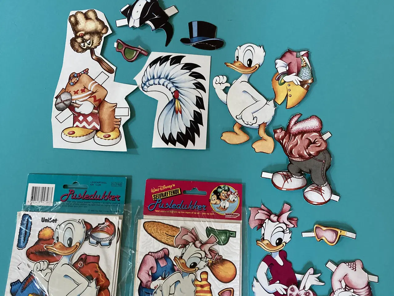 Billede 7 - Forskellige påklædningsdukkesæt fra 1980’erne