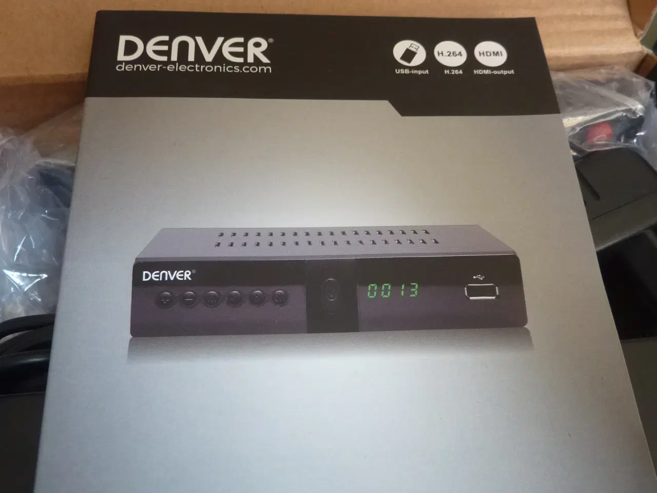 Billede 1 - DENVER TV box DVB-T2