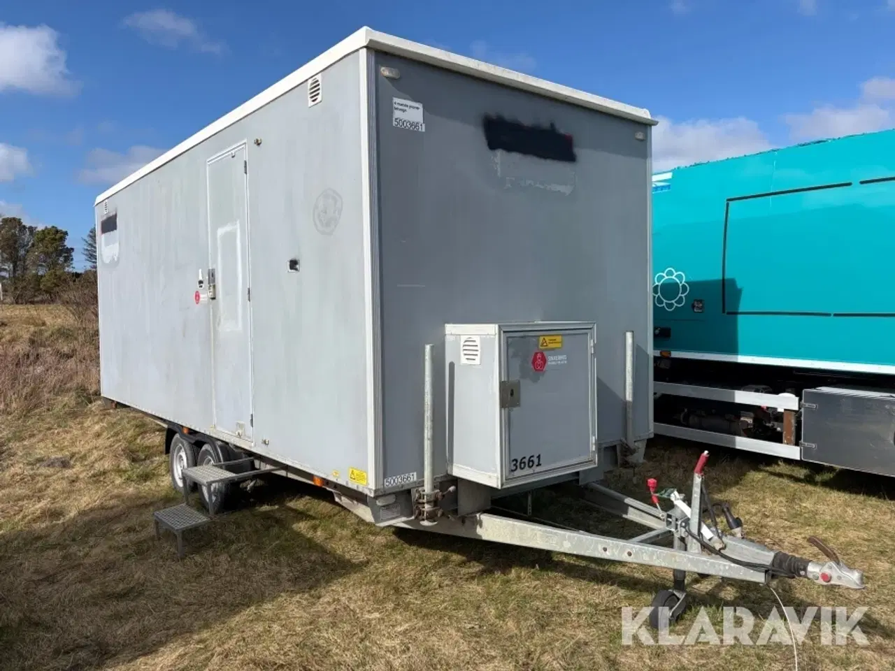 Billede 2 - Personalevogn Scanvogn med bad/toilet 4 mands - 2000kg