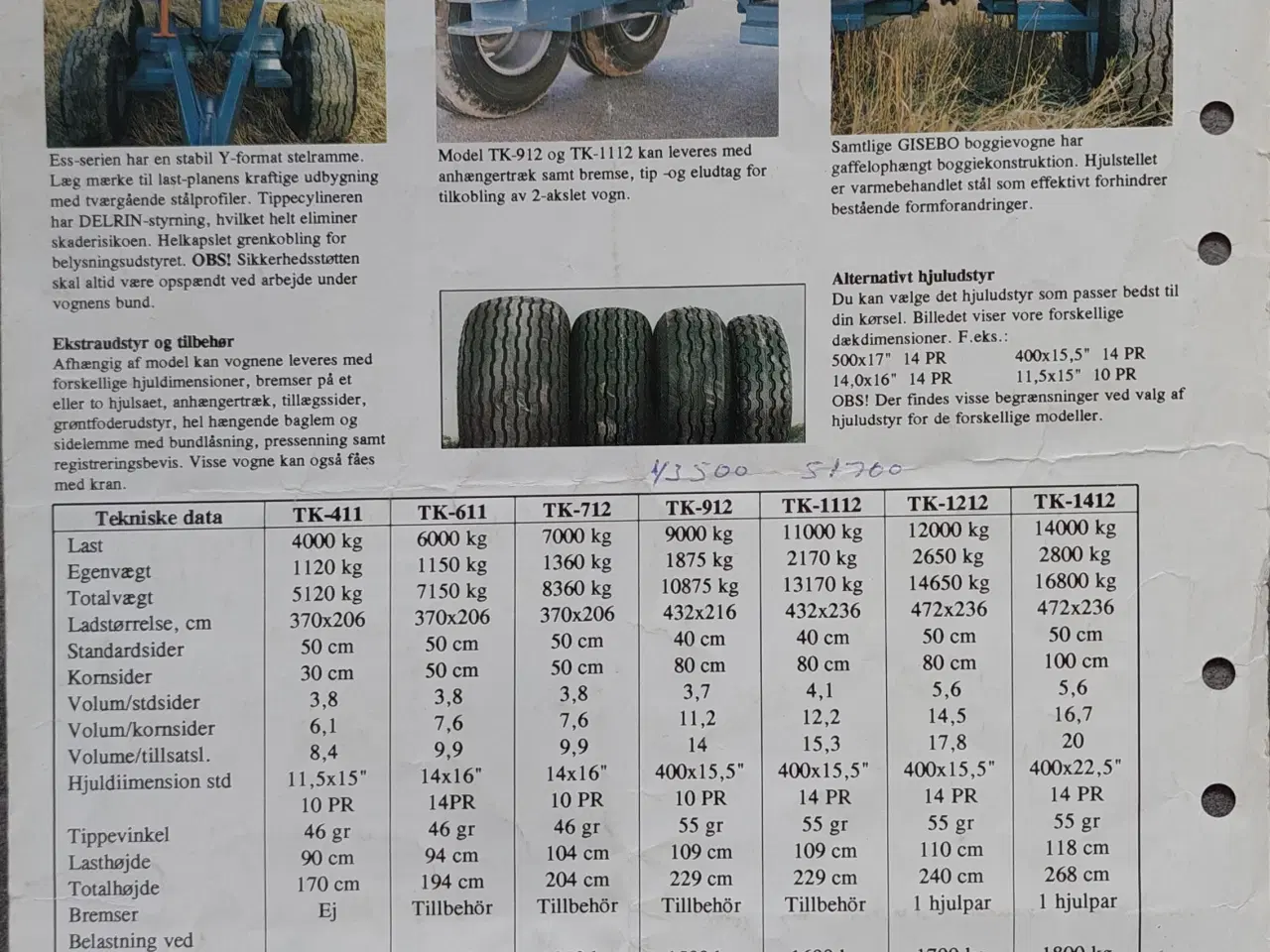 Billede 11 - Gisebo Husqvarna tipvogn med kornsider