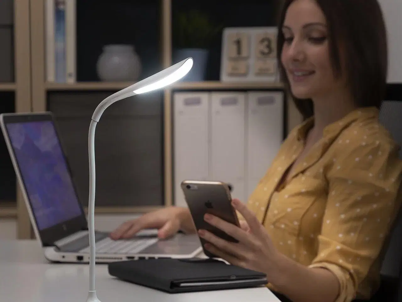 Billede 4 - Genopladelig touch følsom LED-bordlampe Lum2Go InnovaGoods