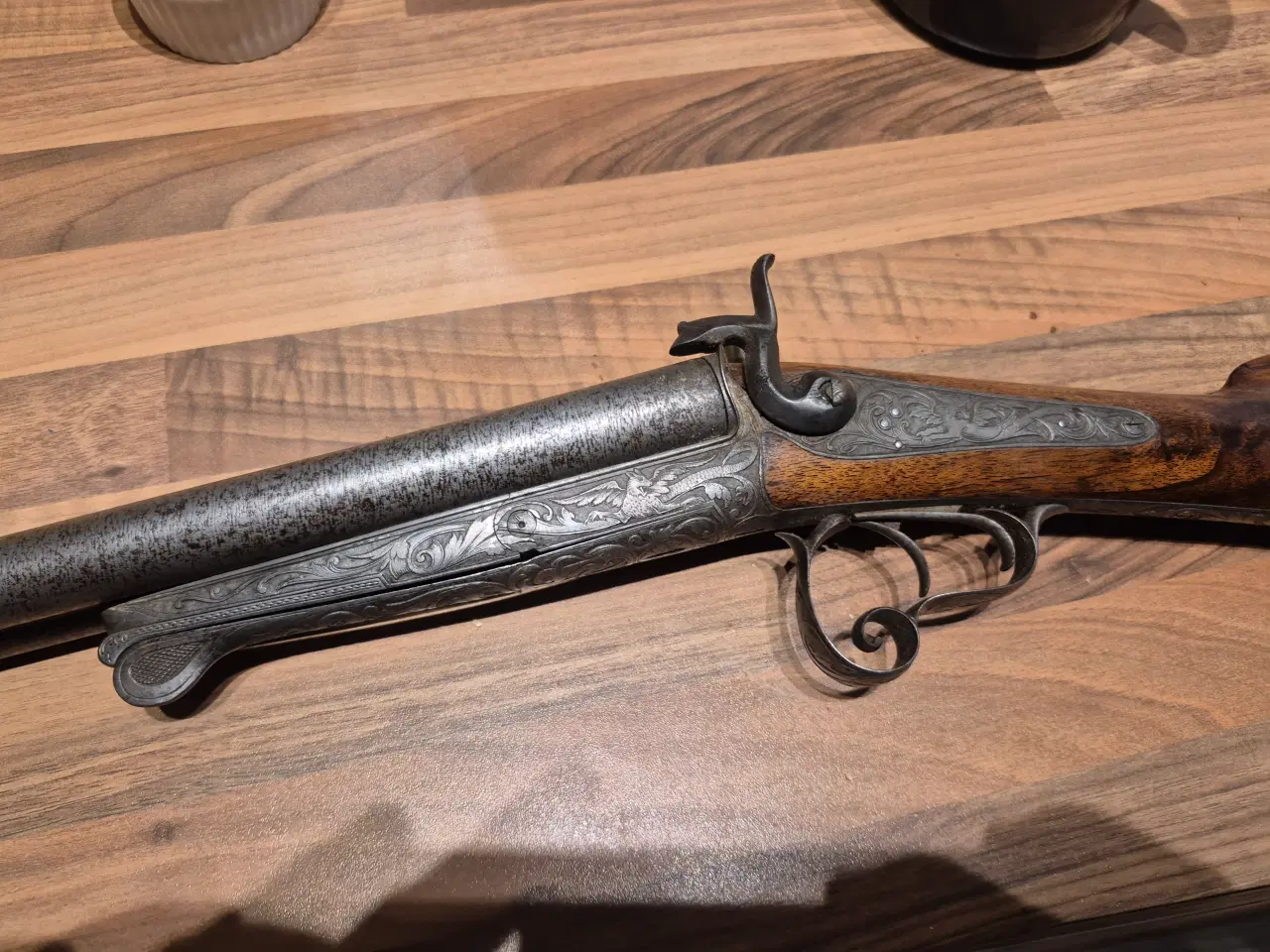 Billede 4 - 2 fine antikke belgiske/hollandske s/s pinfire 12.