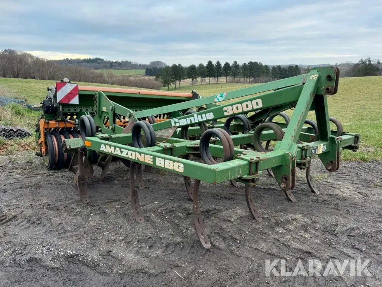 Billede 2 - Harve med såmaskine Amazone Genius 3000 med C-Drill 3000