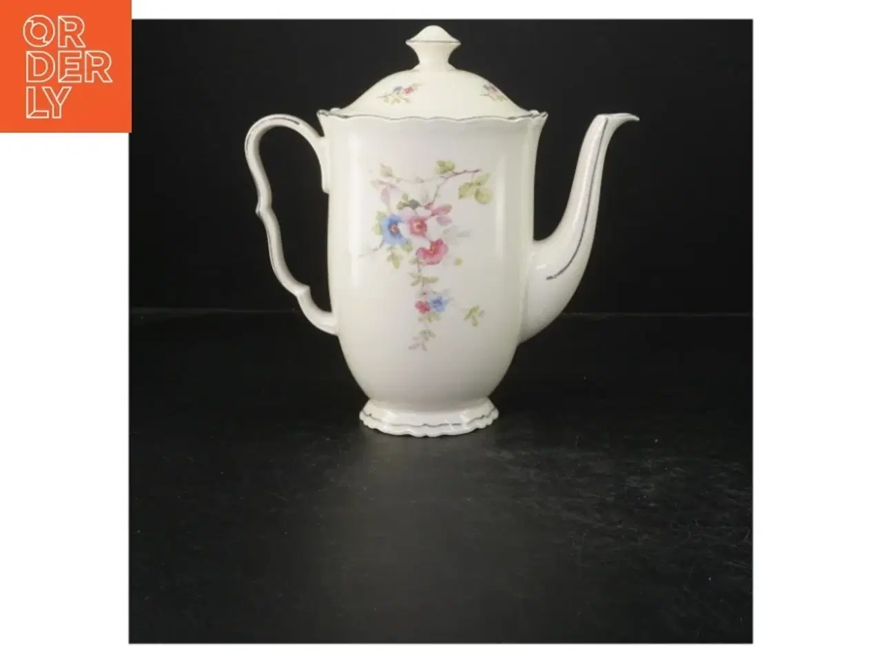 Billede 2 - Porcelæn te-kande med blomstermotiv fra Epiag (str. 22 cm)