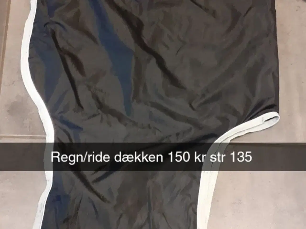 Billede 1 - Læn/ride dækken regntæt 