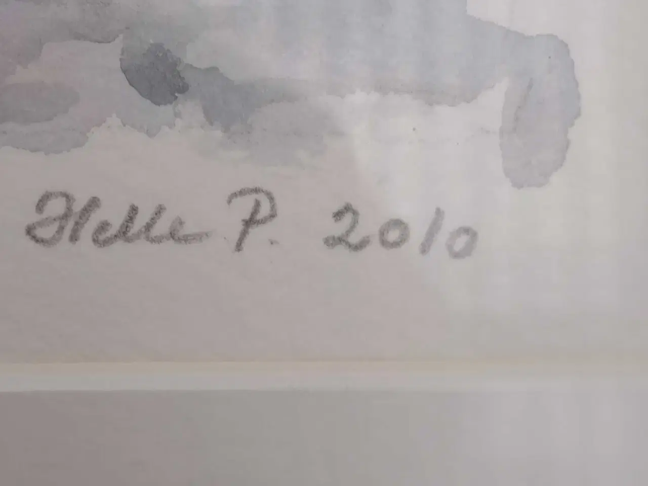 Billede 2 - Billede. Signeret Helle P. 2010