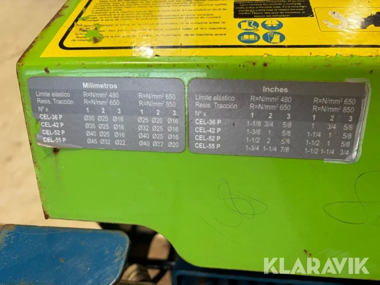 Billede 4 - Armeringsjern klipper Simasa Cel-36 P