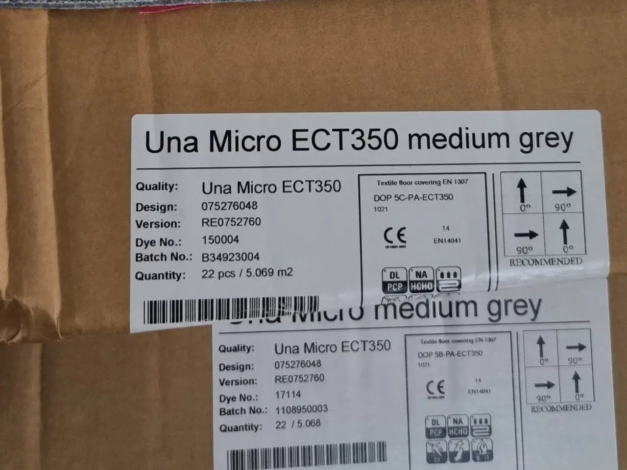 Billede 2 - Tæppefliser Nye. Medium Grey - 33 m2