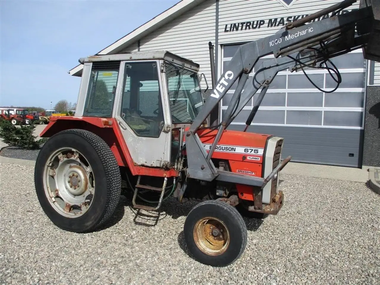 Billede 14 - Massey Ferguson 675 Speedshift med frontlæsser