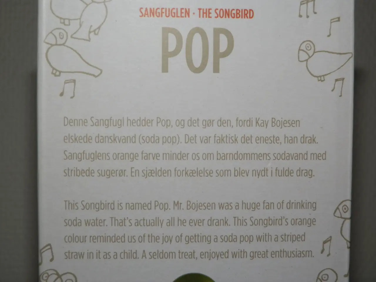 Billede 5 - Helt ny Kay Bojesen Pop sangfugl i æske