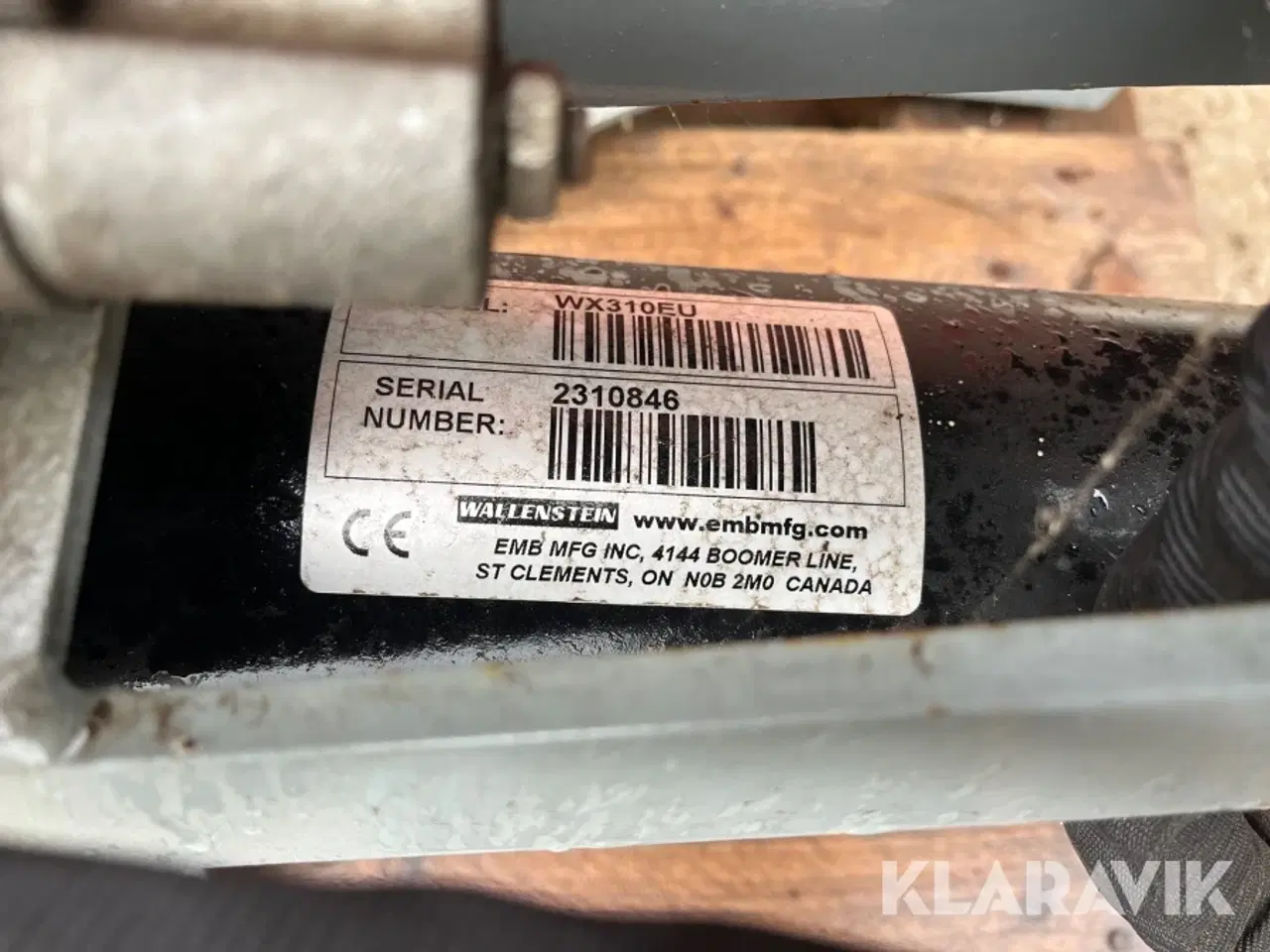 Billede 5 - Brændekløver Wallenstein WX310EU - 20 ton