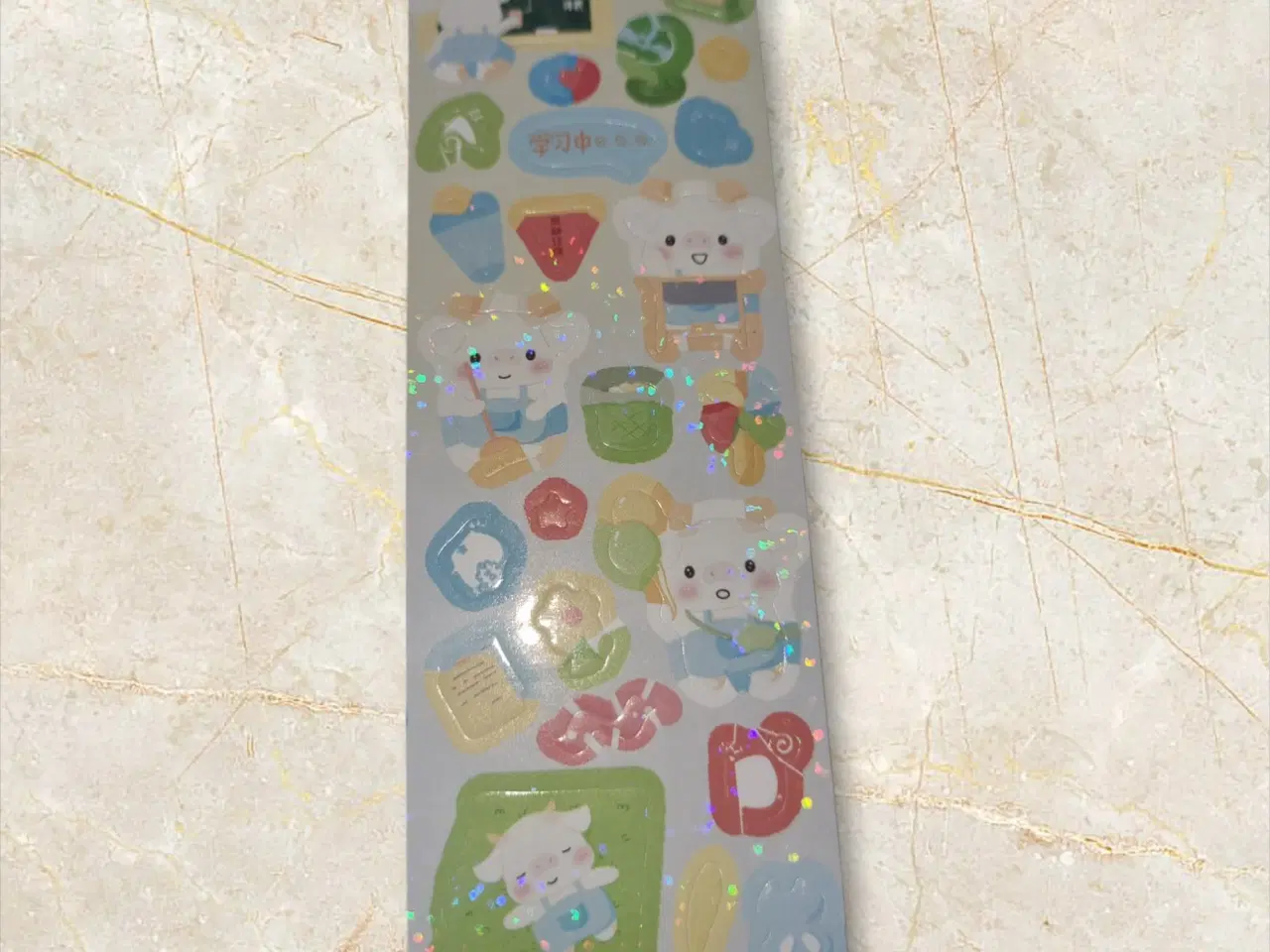 Billede 6 - Søde klistermærker med elefantfigur og pastelfarve